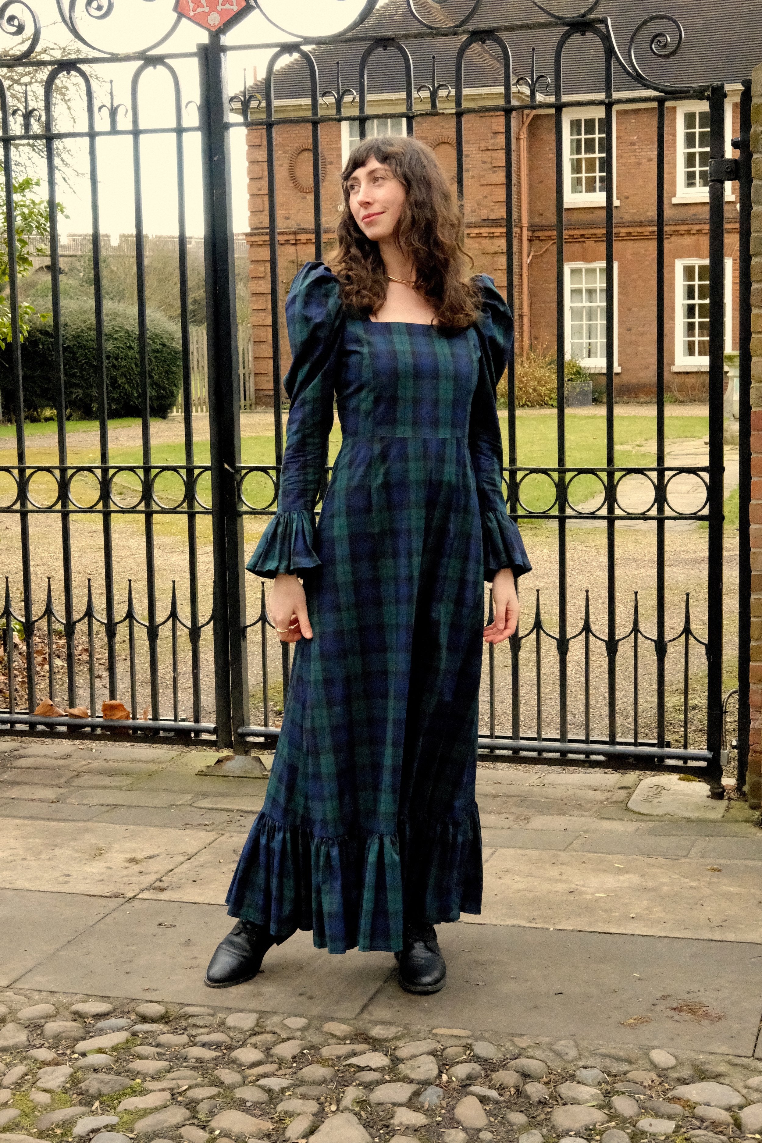 Elizabeth in Black Watch Tartan