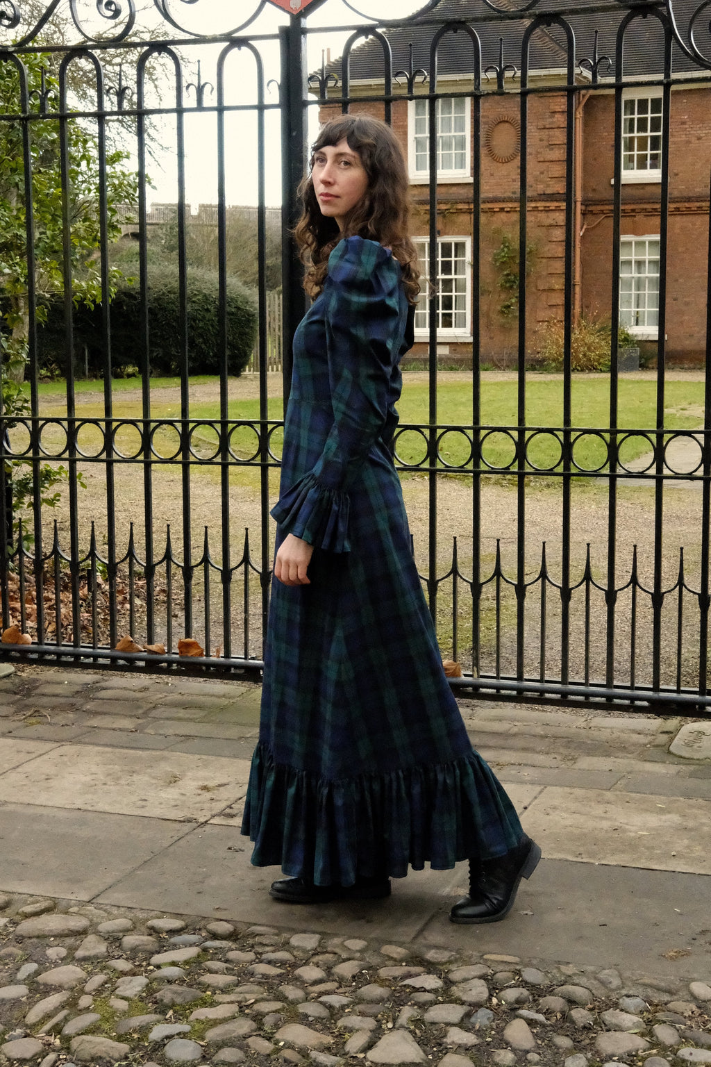 Elizabeth in Black Watch Tartan