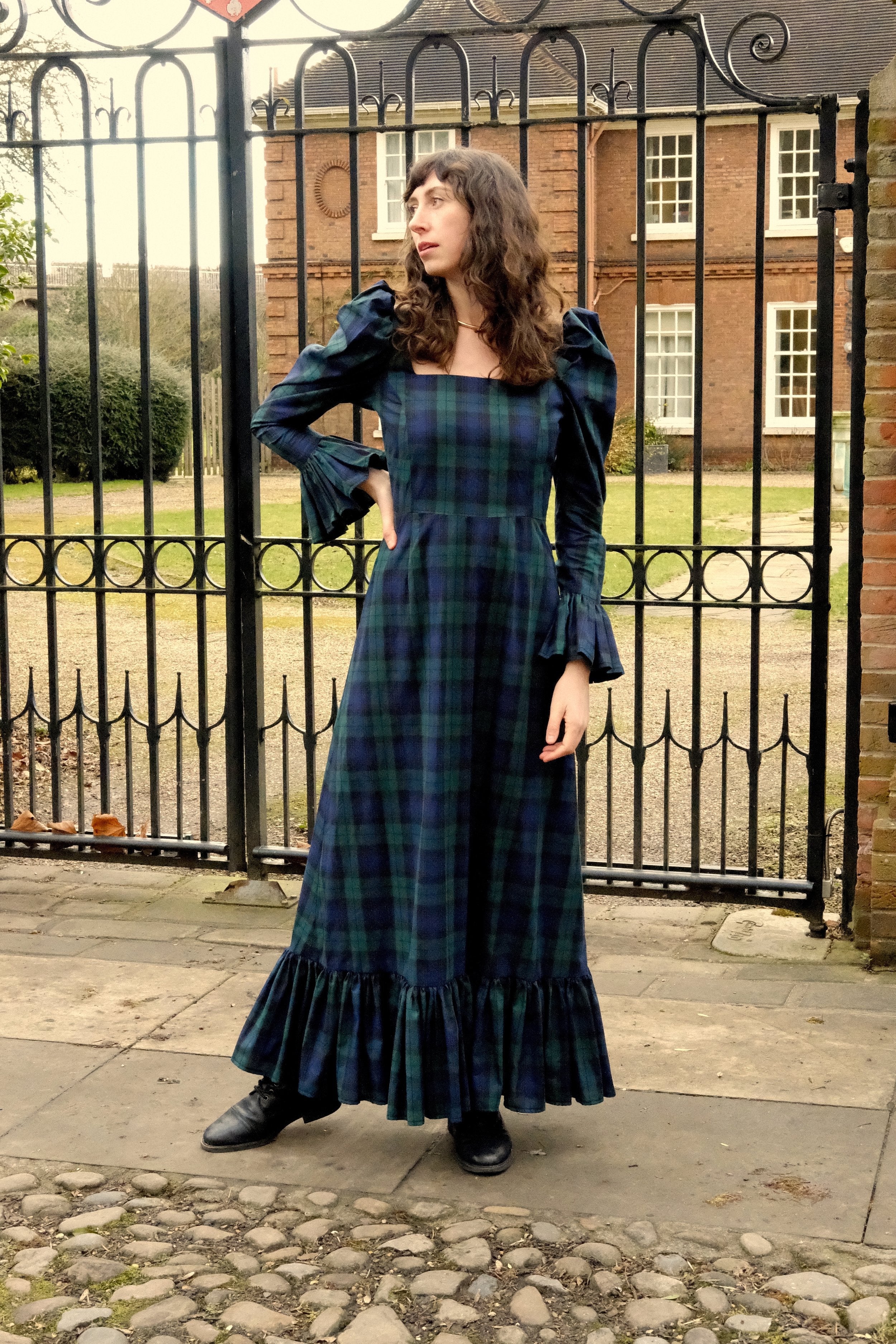 Elizabeth in Black Watch Tartan