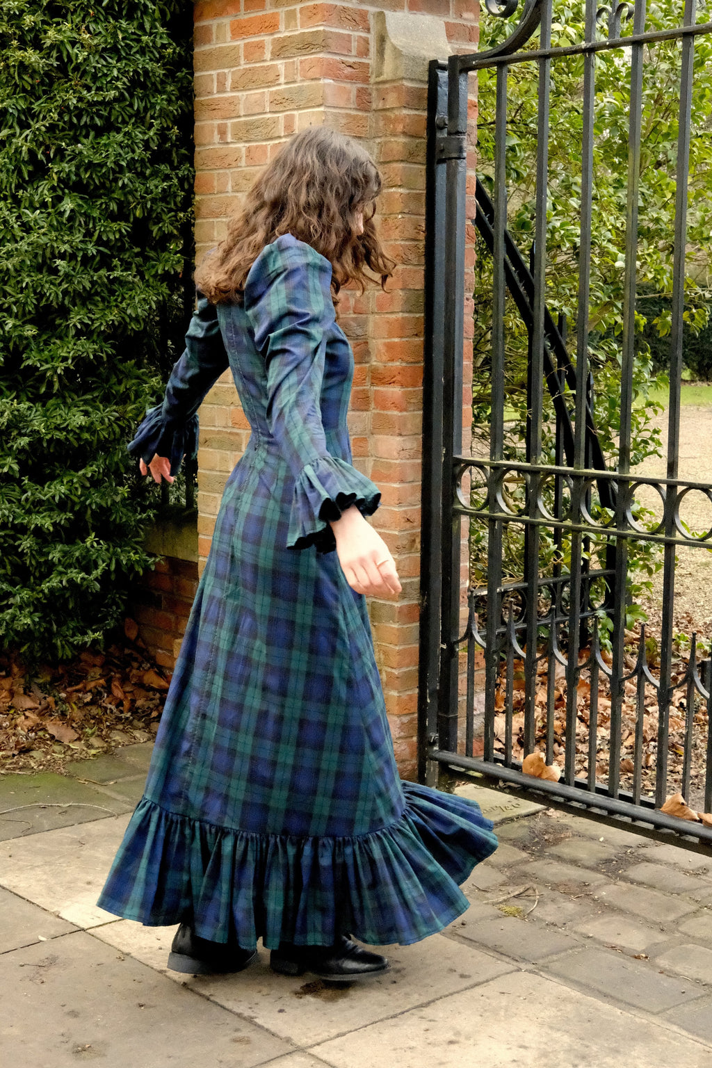 Elizabeth in Black Watch Tartan