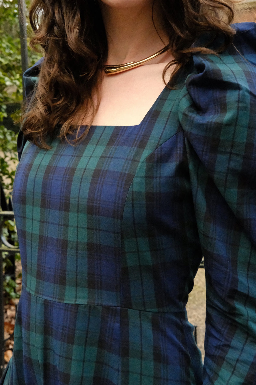 Elizabeth in Black Watch Tartan