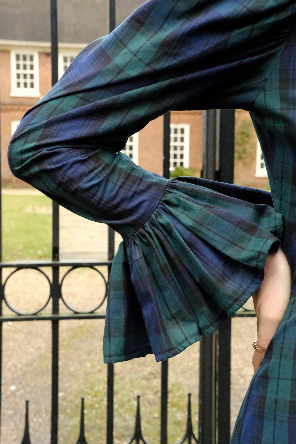Elizabeth in Black Watch Tartan