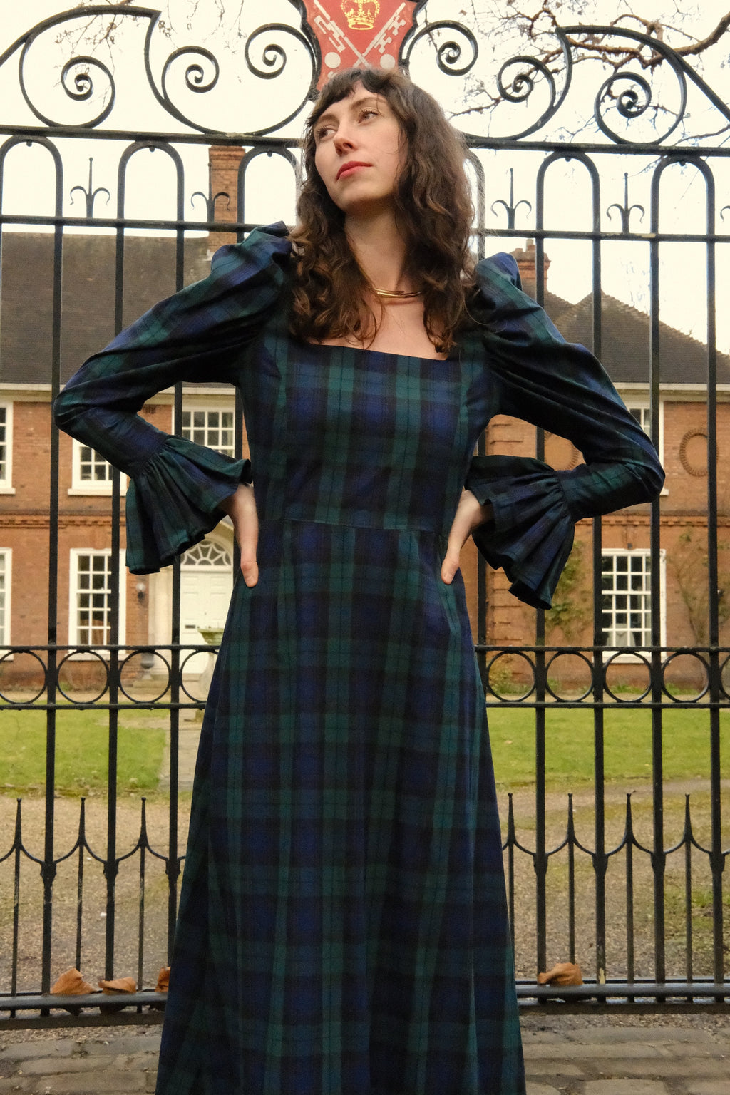 Elizabeth in Black Watch Tartan