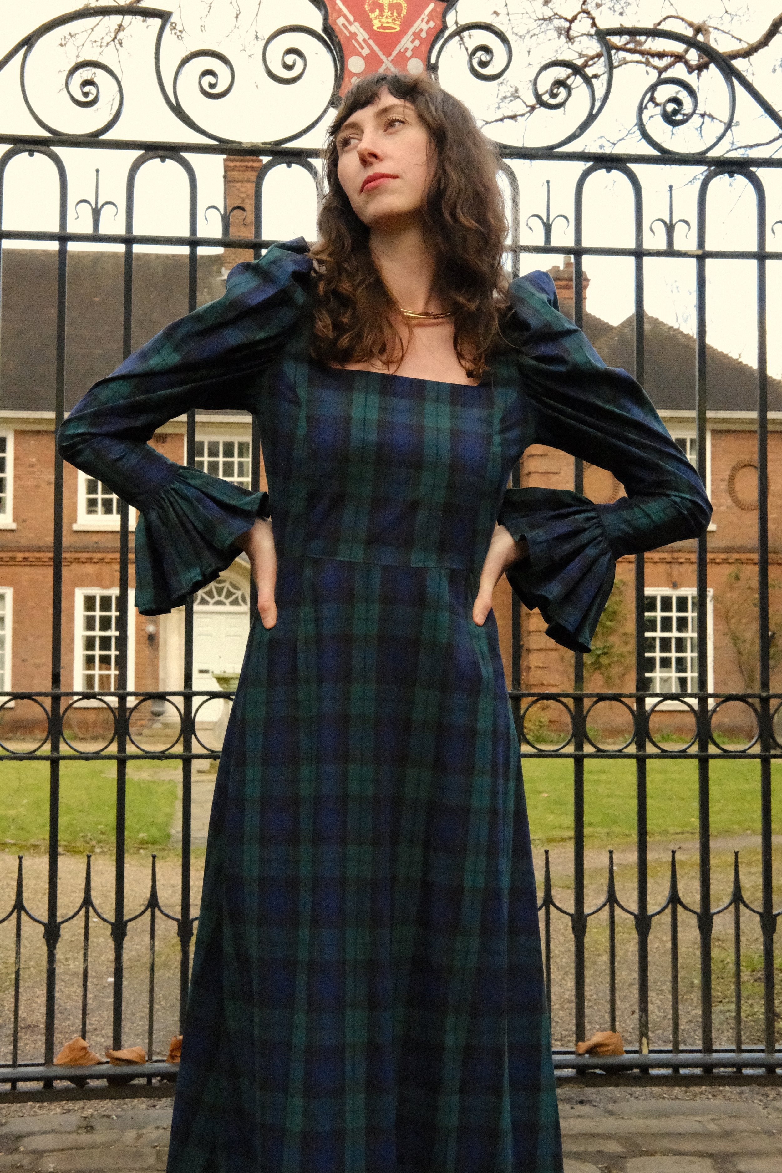 Elizabeth in Black Watch Tartan