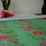 Mint Midsummer Meadow 100% Cotton (per meter)