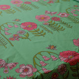 Mint Midsummer Meadow 100% Cotton (per meter)