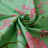 Mint Midsummer Meadow 100% Cotton (per meter)