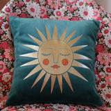 Asteria Emerald Velvet Cushion Cover