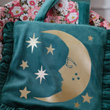 Luna Emerald Velvet Bag