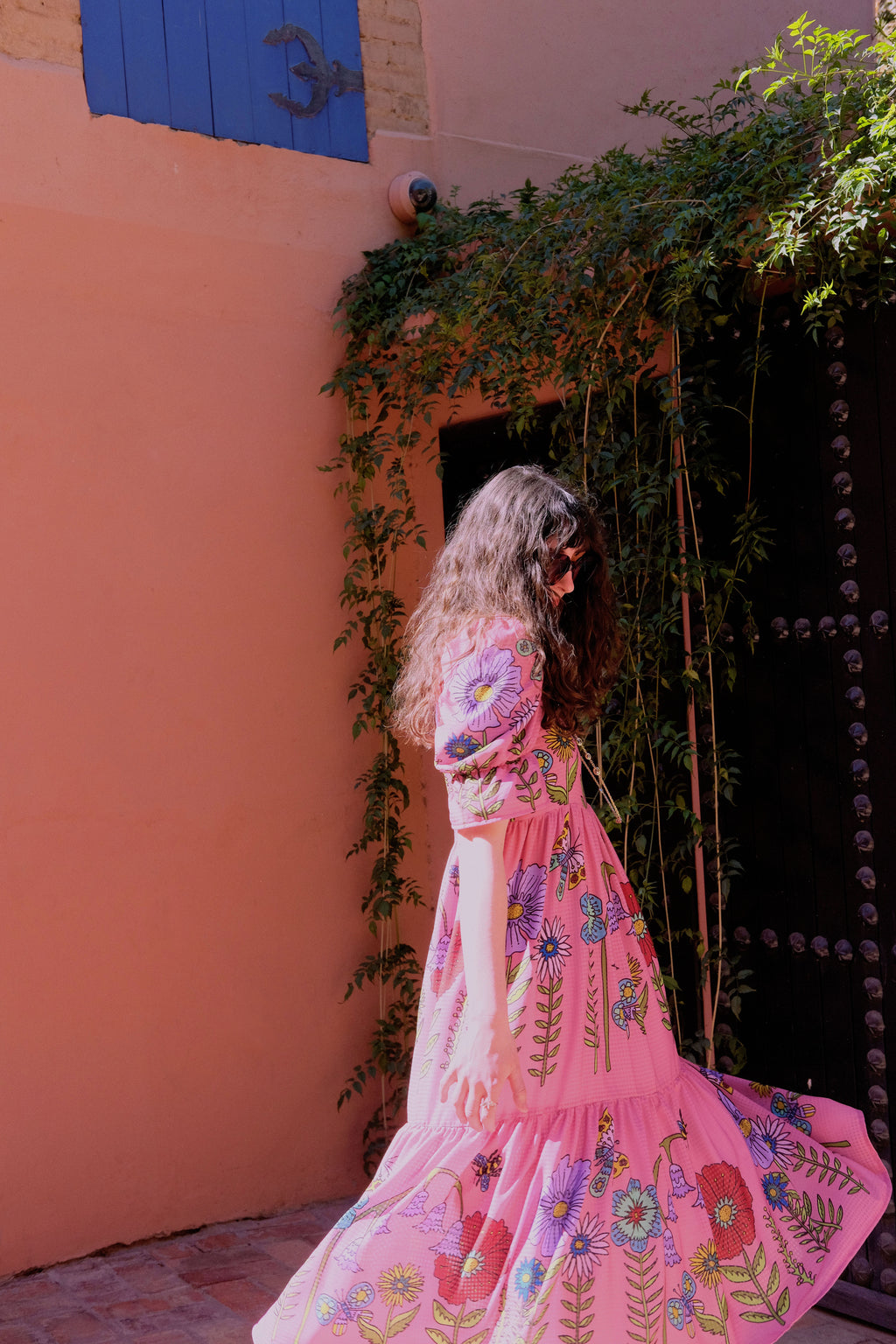 Zelda in Pink Midsummer Meadow (Cotton Viscose)