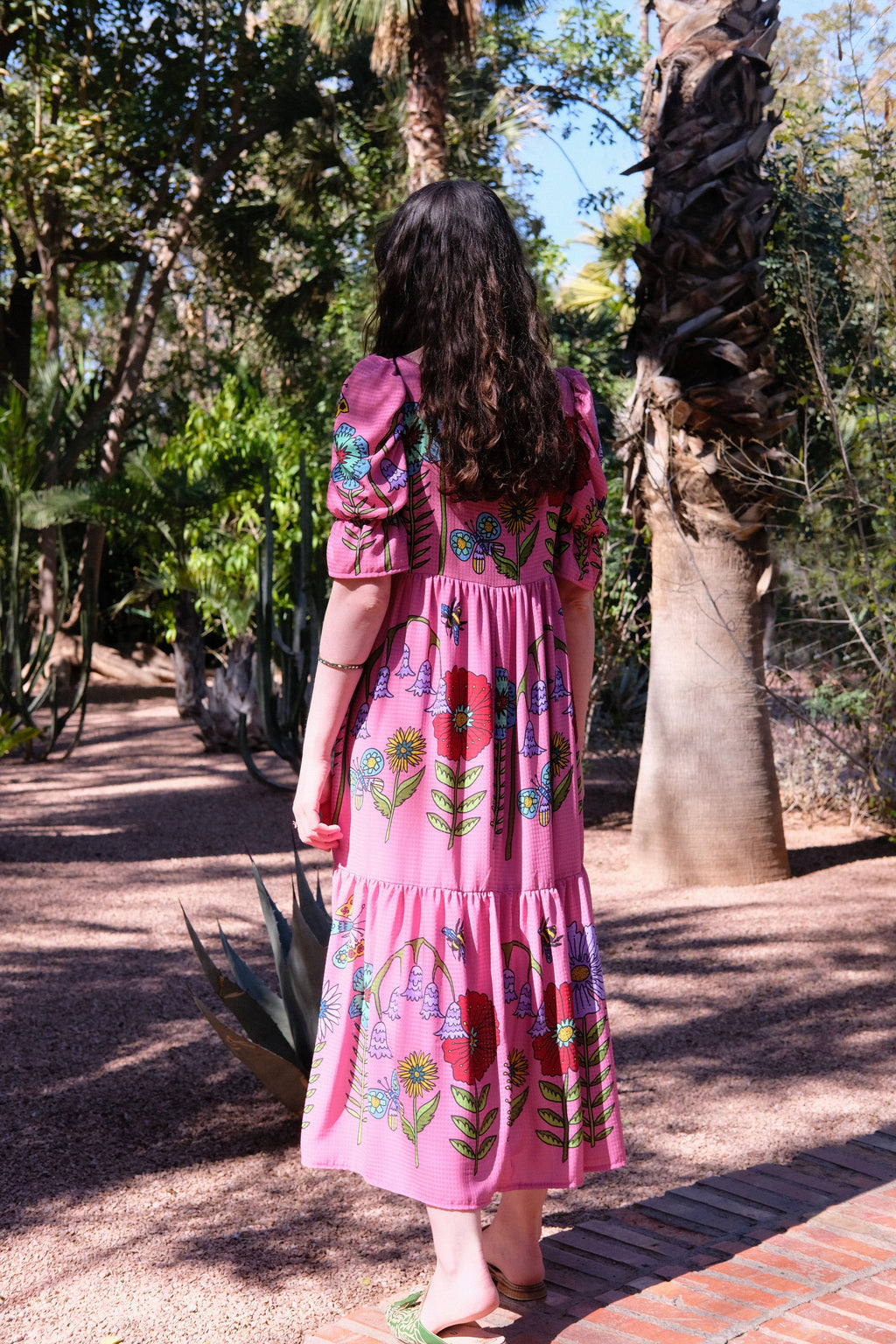 Zelda in Pink Midsummer Meadow (Cotton Viscose)
