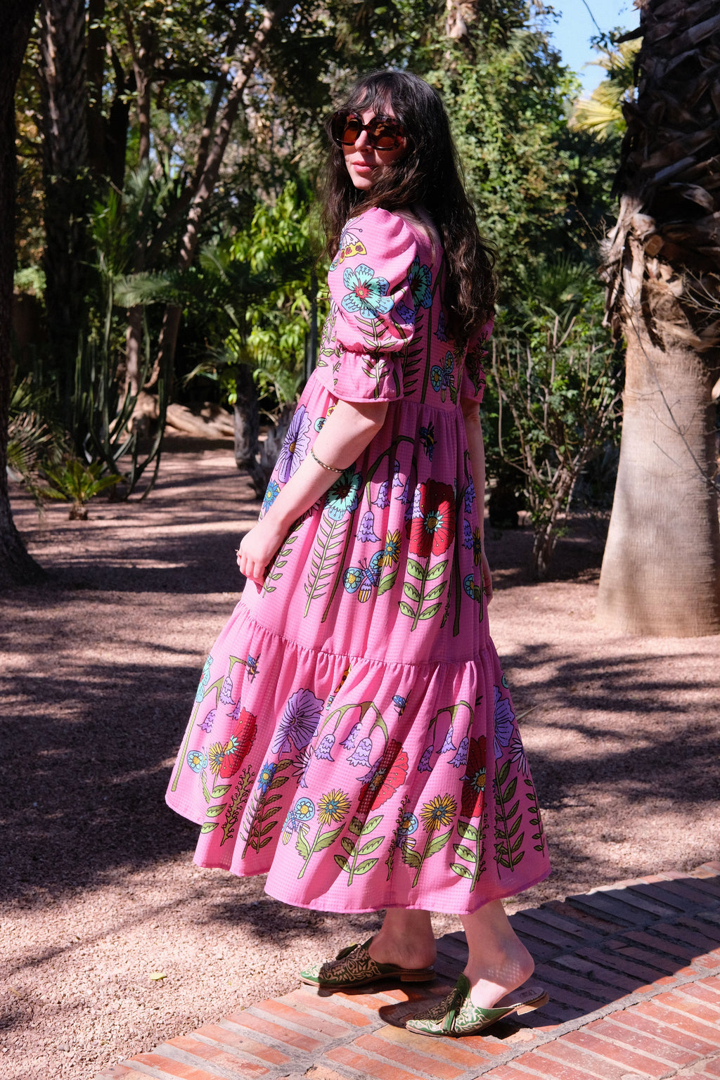 Zelda in Pink Midsummer Meadow (Cotton Viscose)