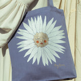 Daisy Organic Denim Blue Tote