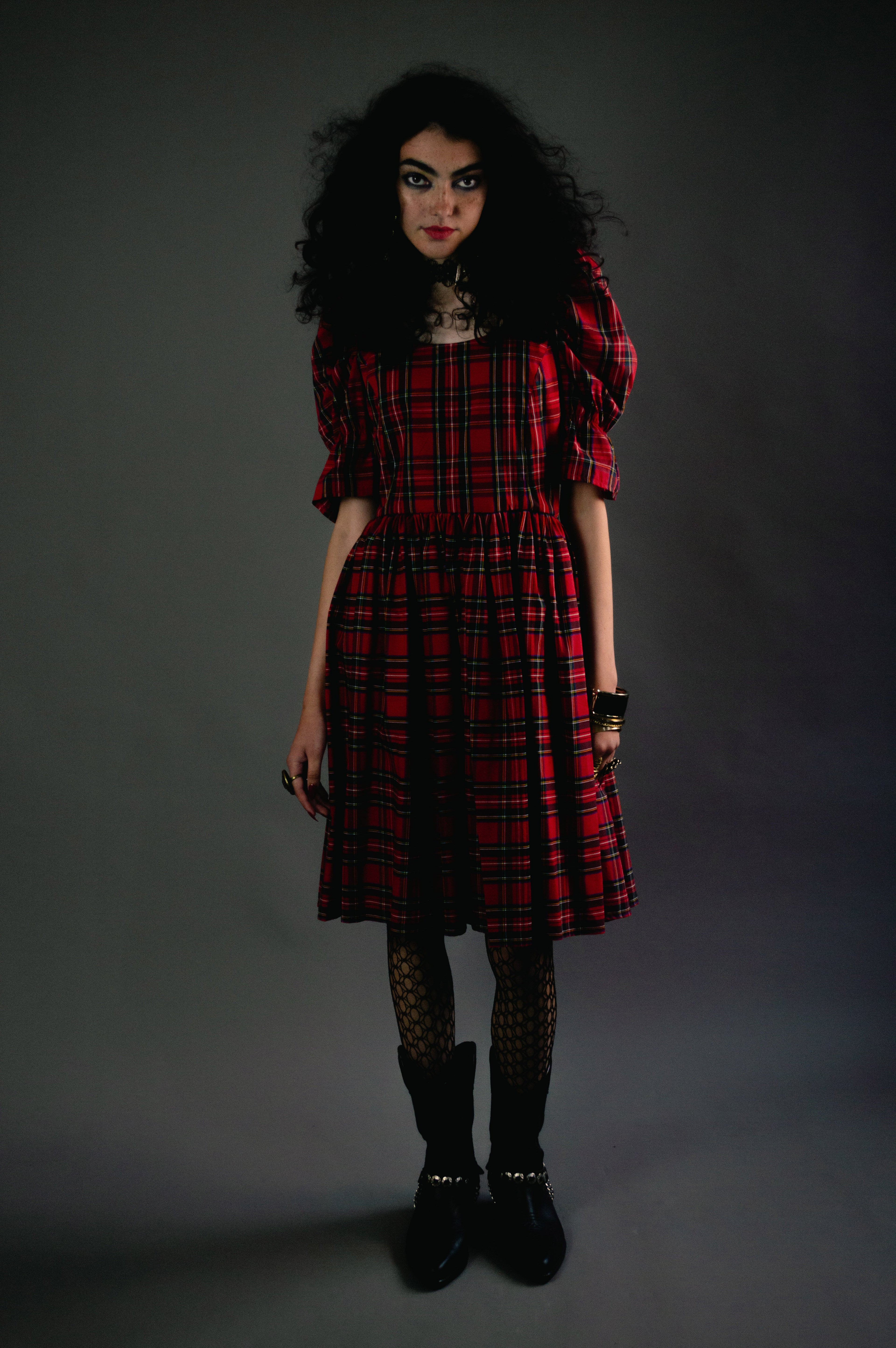 Margot (short) in Royal Stewart Tartan
