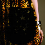 Black Velvet Arrietty Bag with Stardust Appliqué