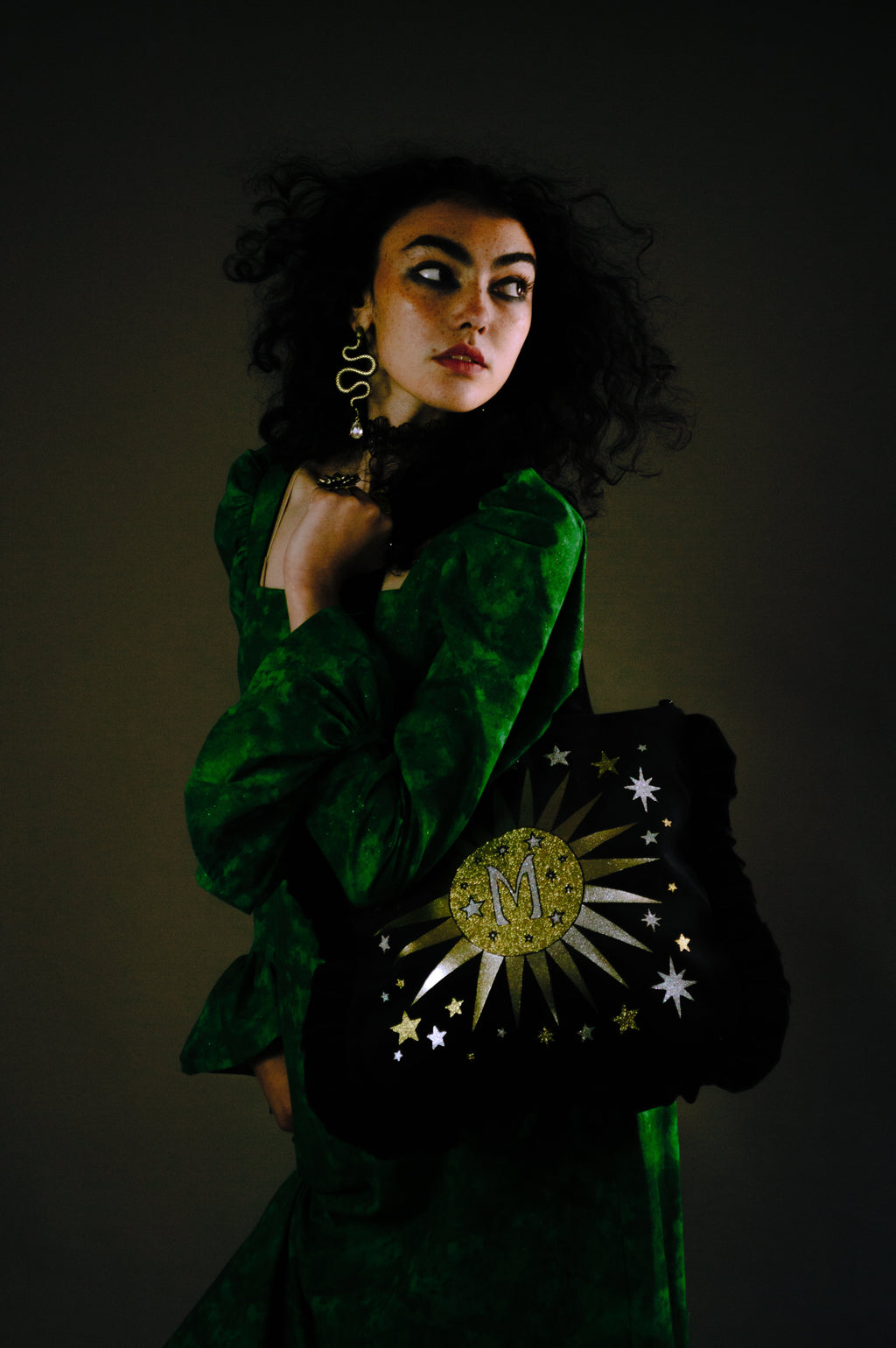 Supernova Monogram Velvet Bag