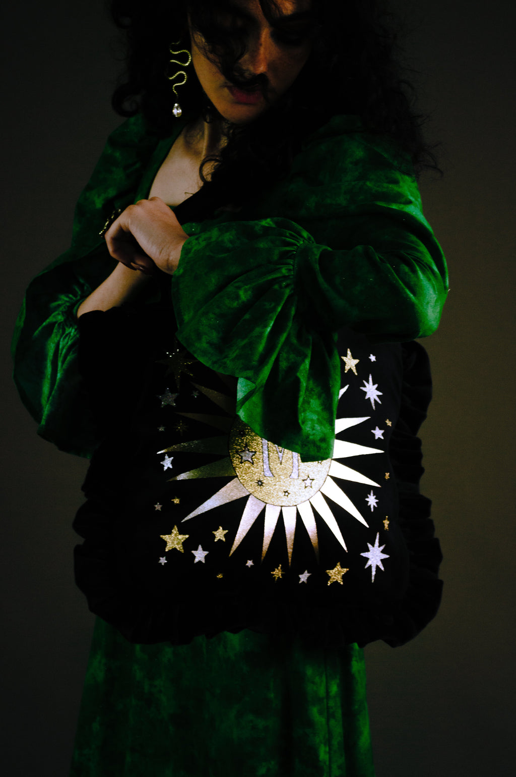Supernova Monogram Velvet Bag