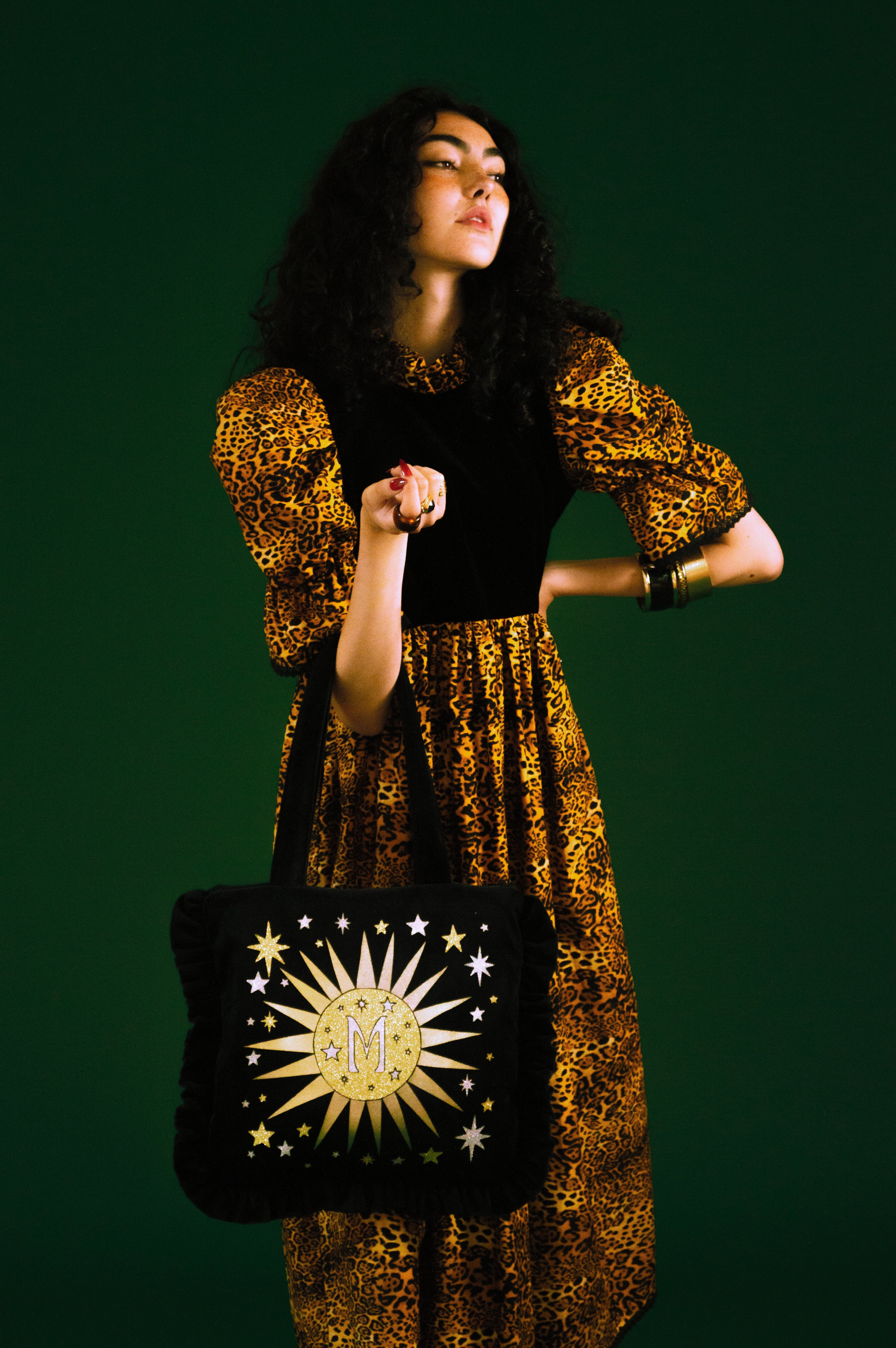 Supernova Monogram Velvet Bag