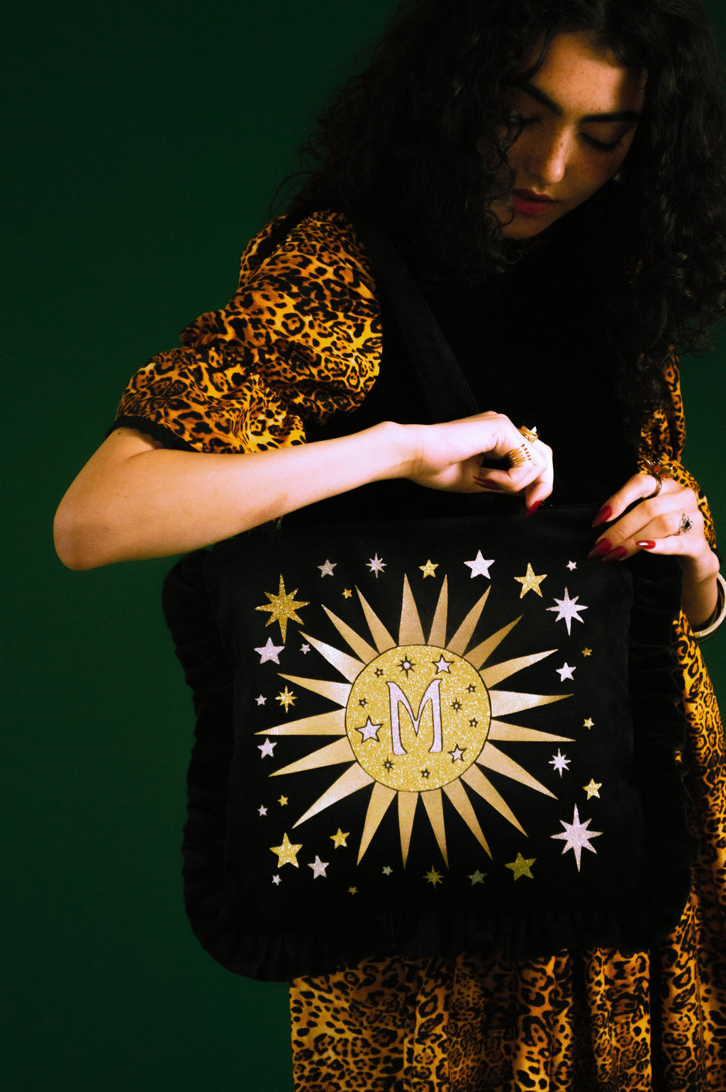 Supernova Monogram Velvet Bag