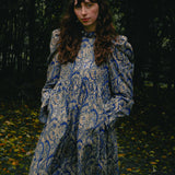 Quentin (Long Sleeved) in Royal Paisley