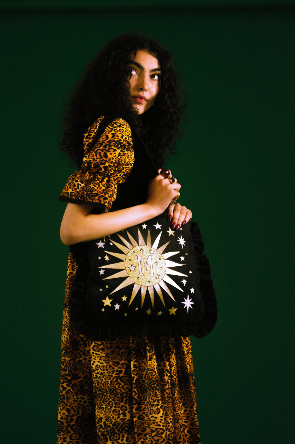 Supernova Monogram Velvet Bag