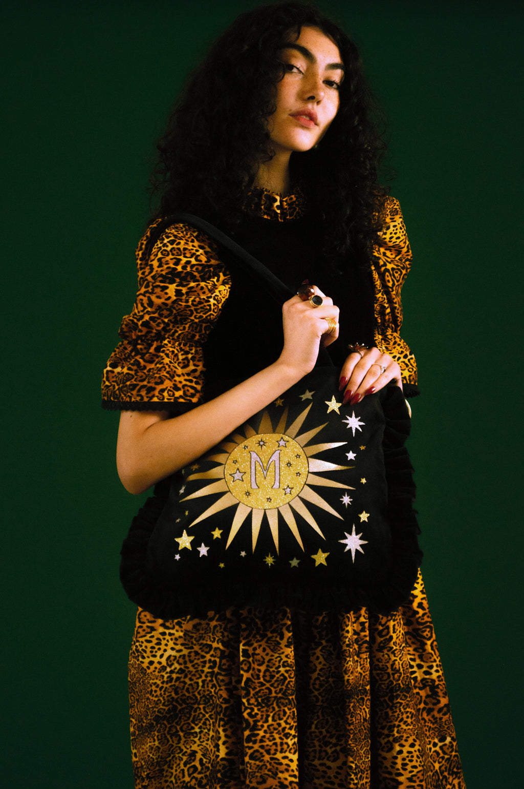 Supernova Monogram Velvet Bag