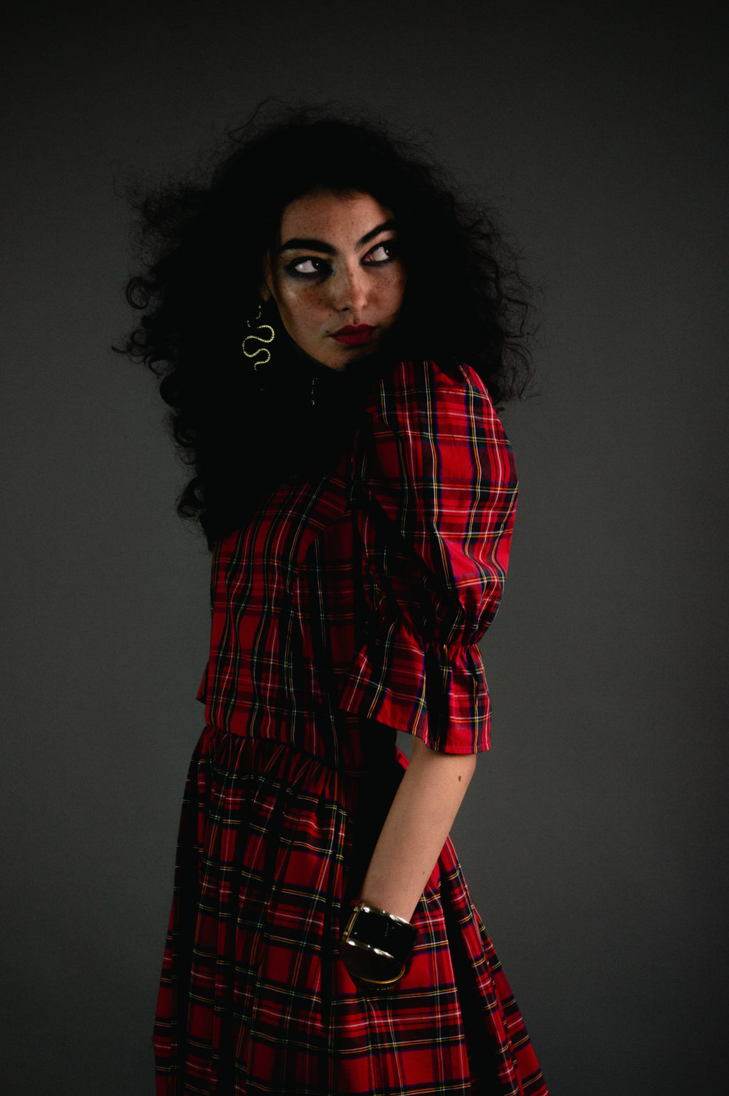 Margot (short) in Royal Stewart Tartan