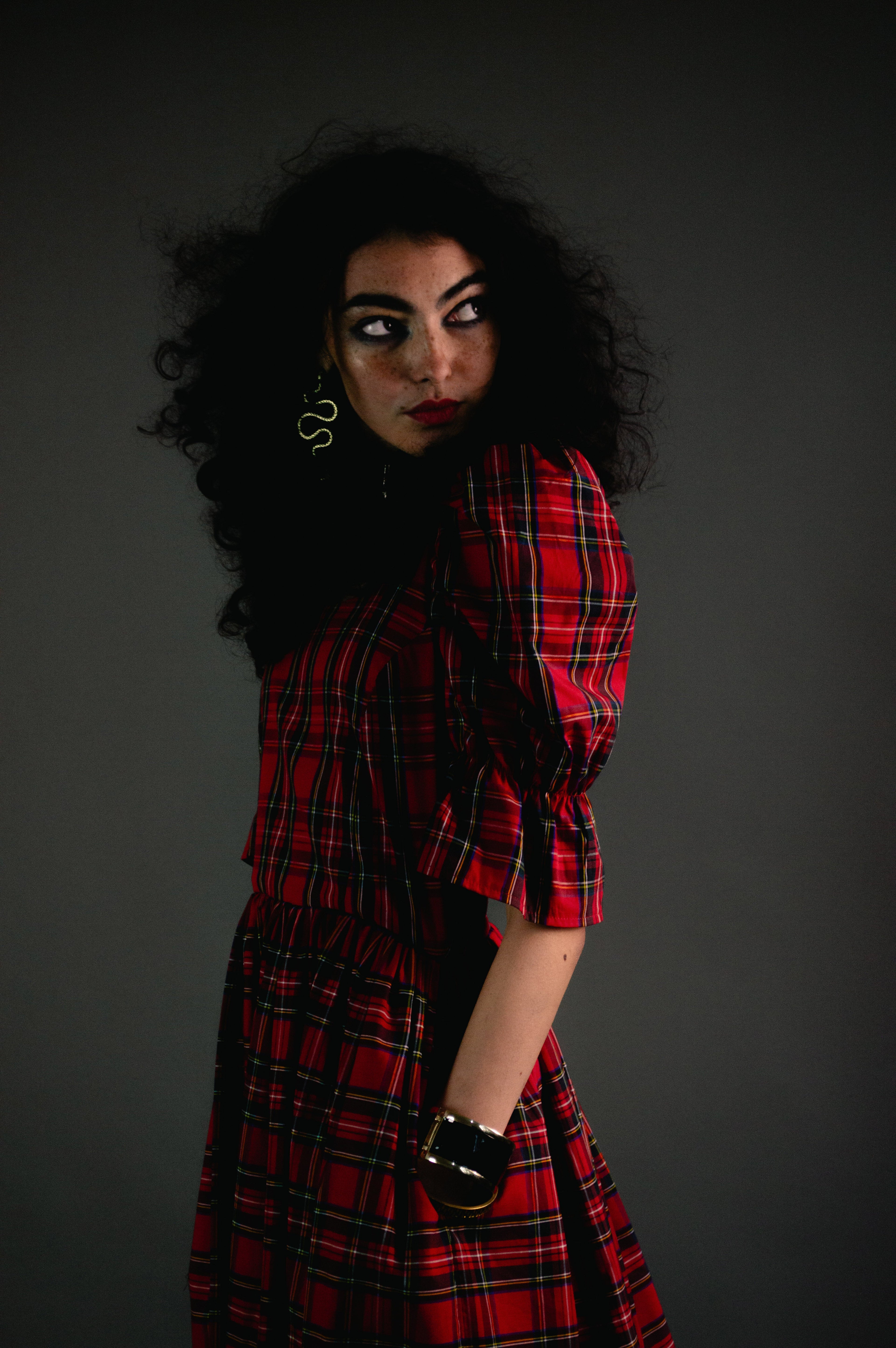 Margot (short) in Royal Stewart Tartan