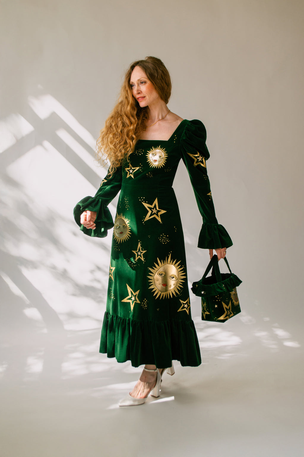 Studio Sale: Elizabeth in Velvet ft. Celeste Appliqué, Size 8