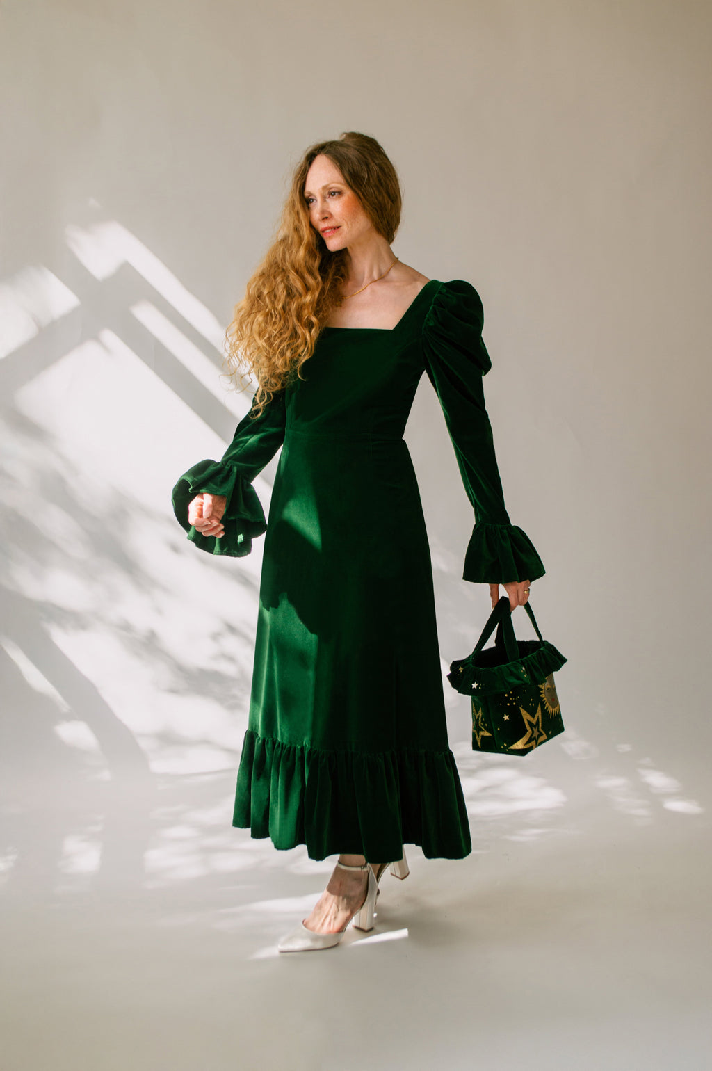 Elizabeth in Forest Velvet