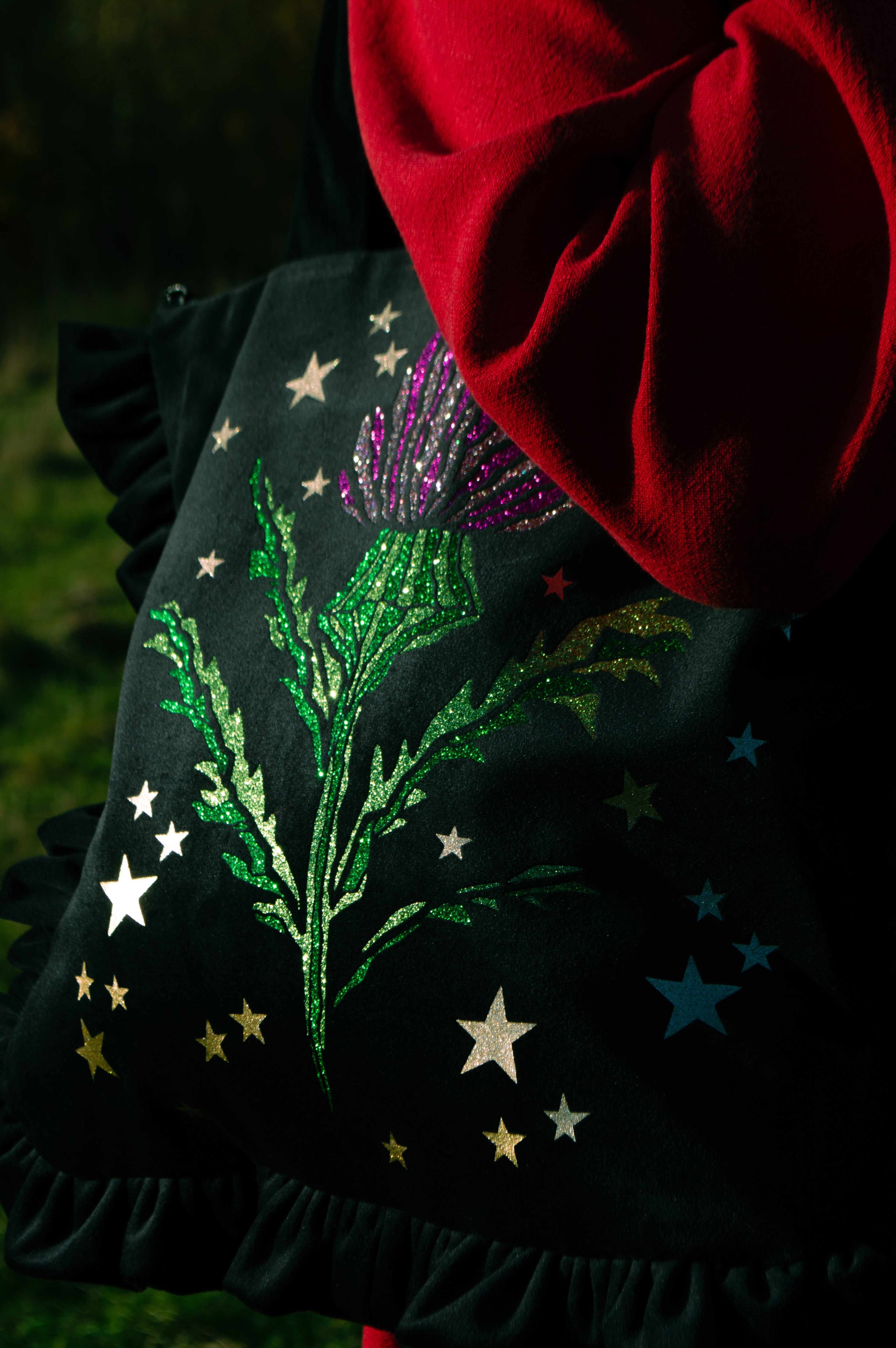 Thistle Velvet Bag
