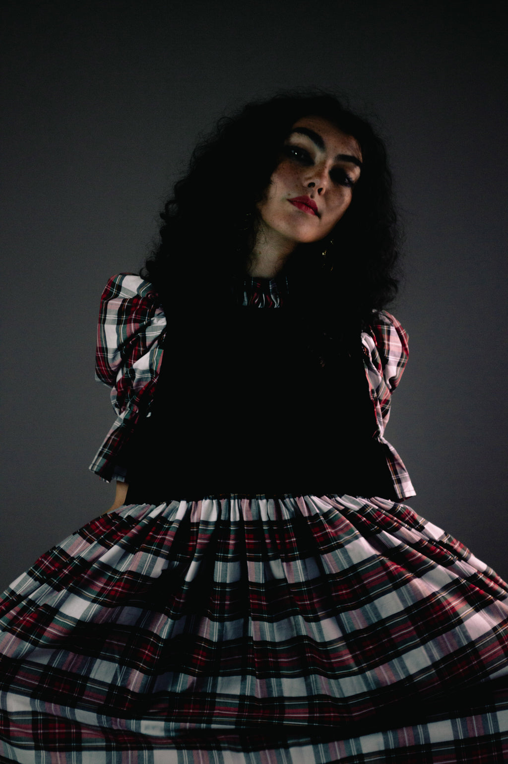 Quentin in Dress Stewart Tartan & Black Velvet