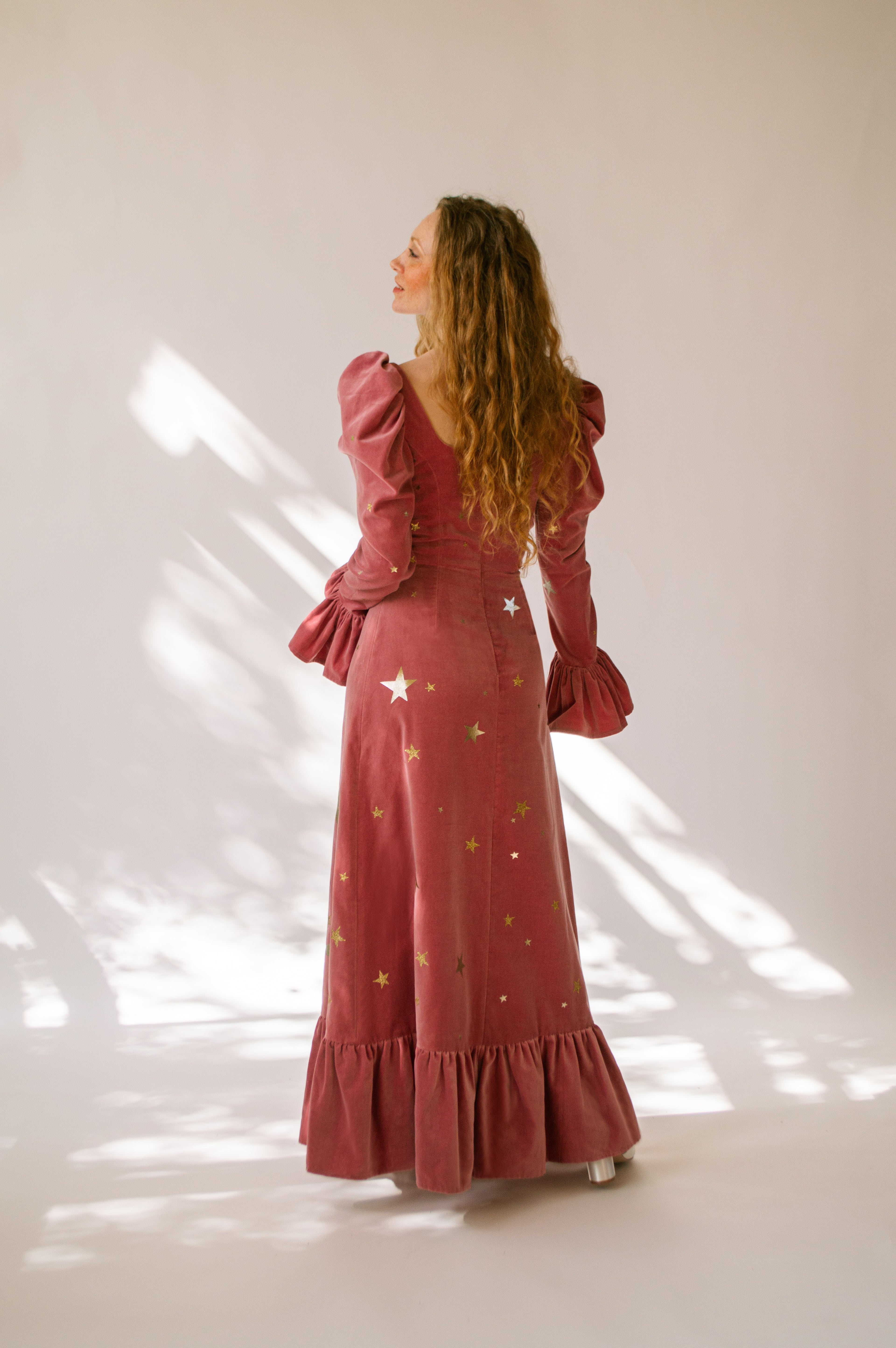 Aurora in Rose Velvet ft. Luna Appliqué