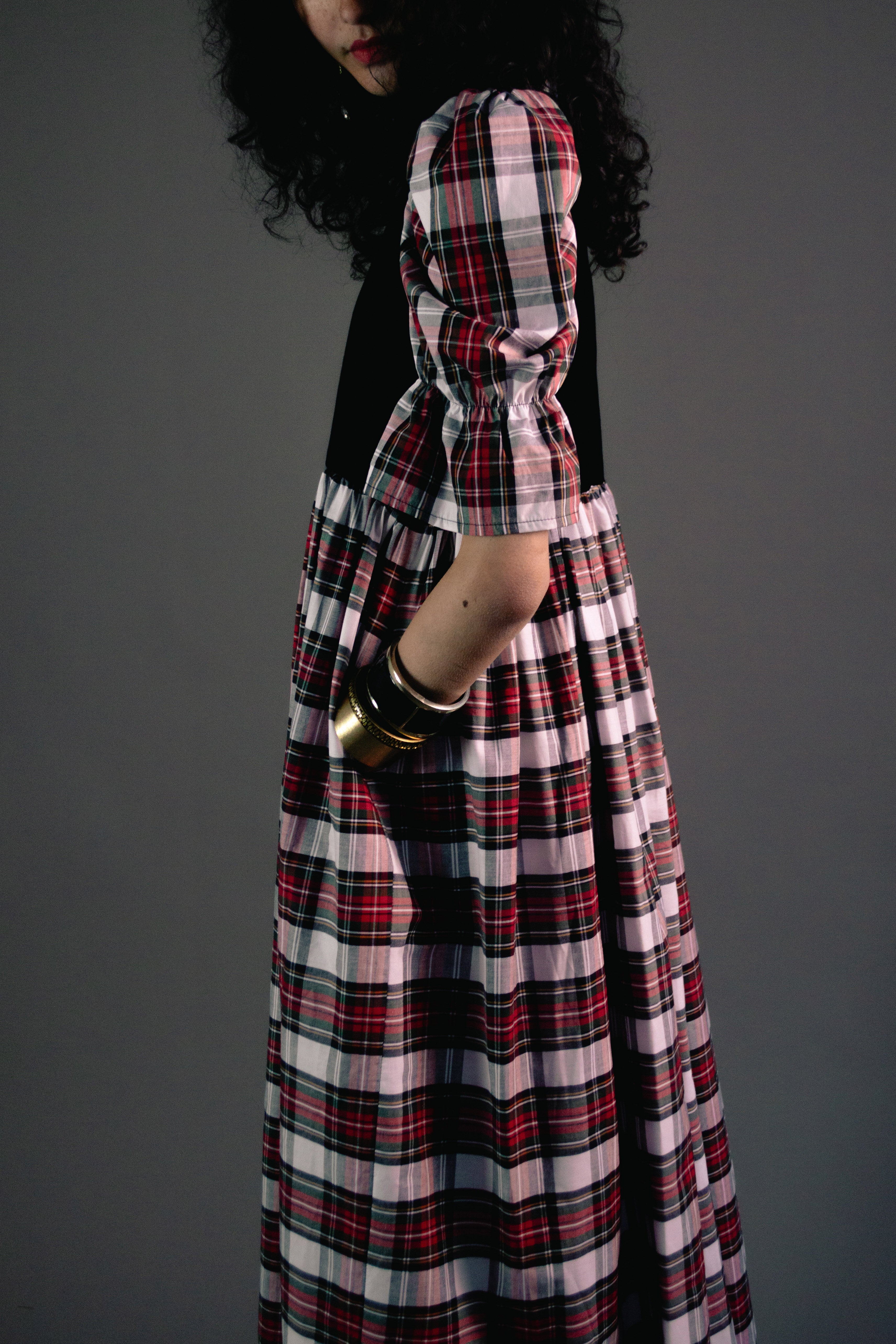 Quentin in Dress Stewart Tartan & Black Velvet