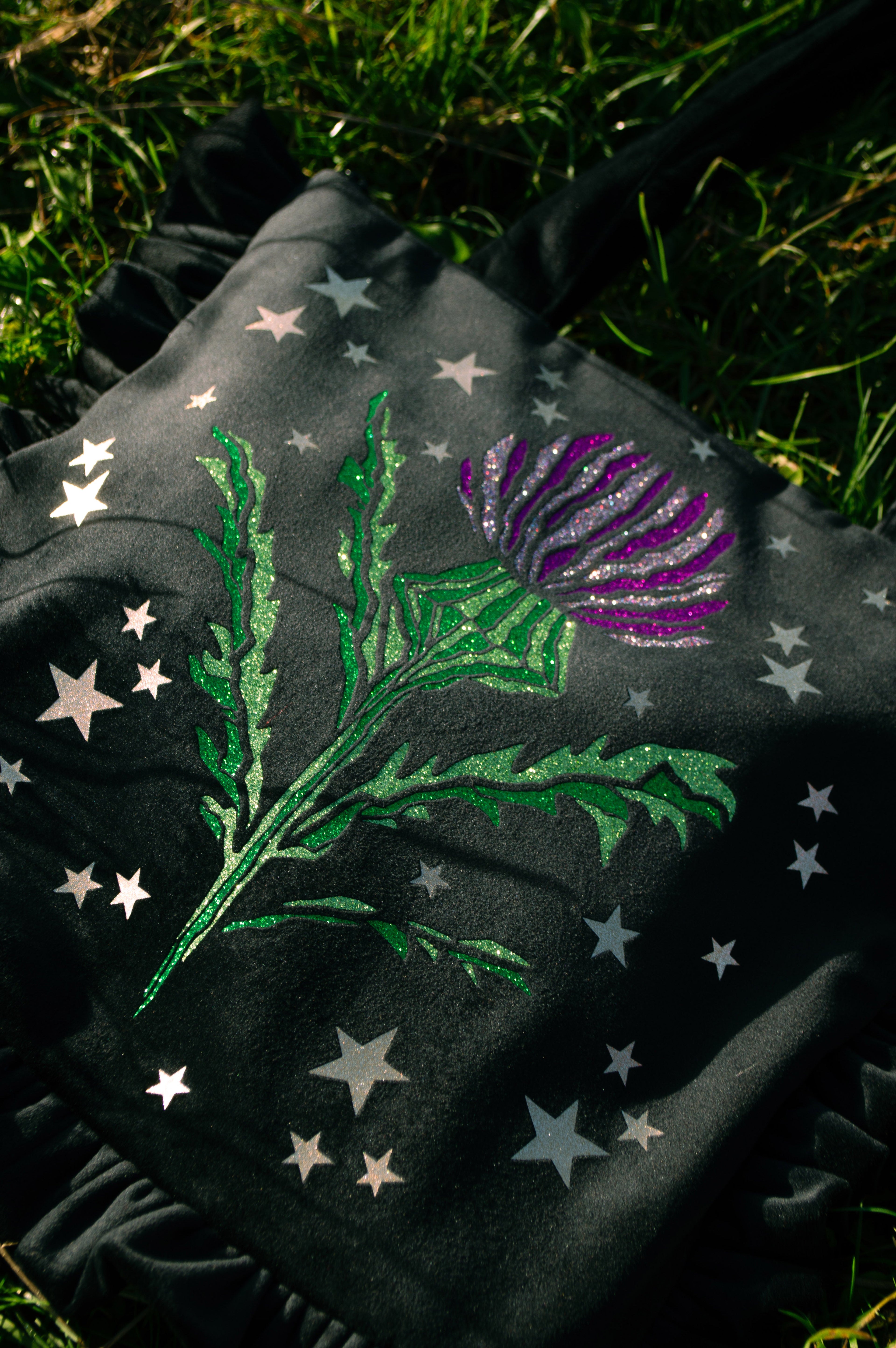Thistle Velvet Bag