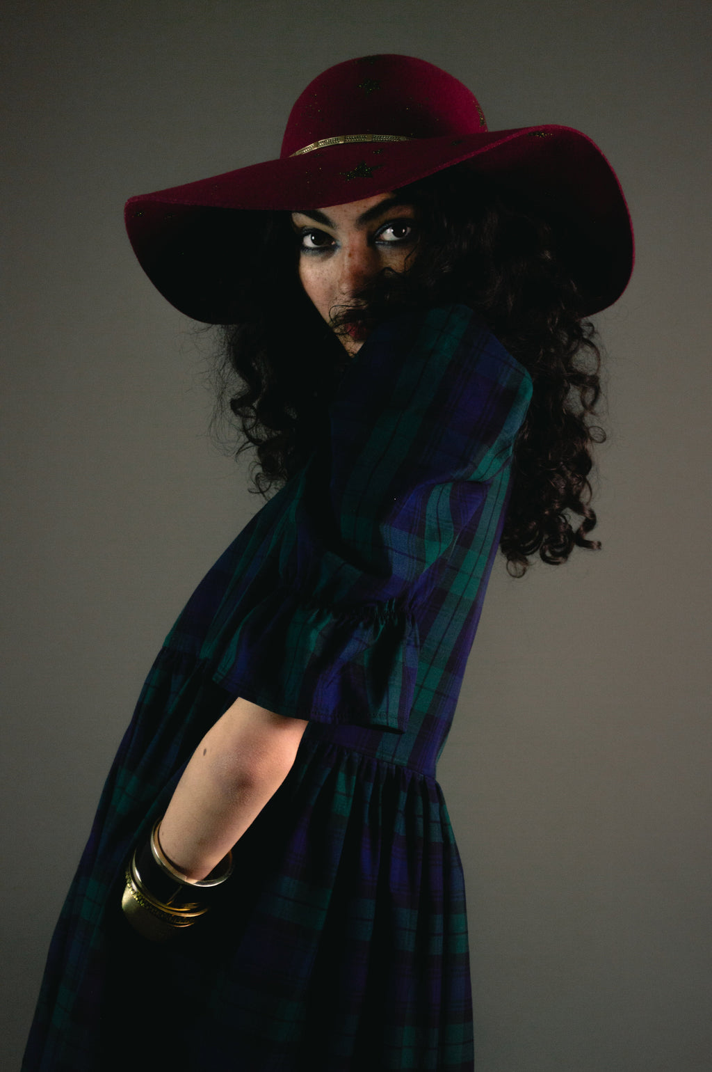 Quentin in Black Watch Tartan