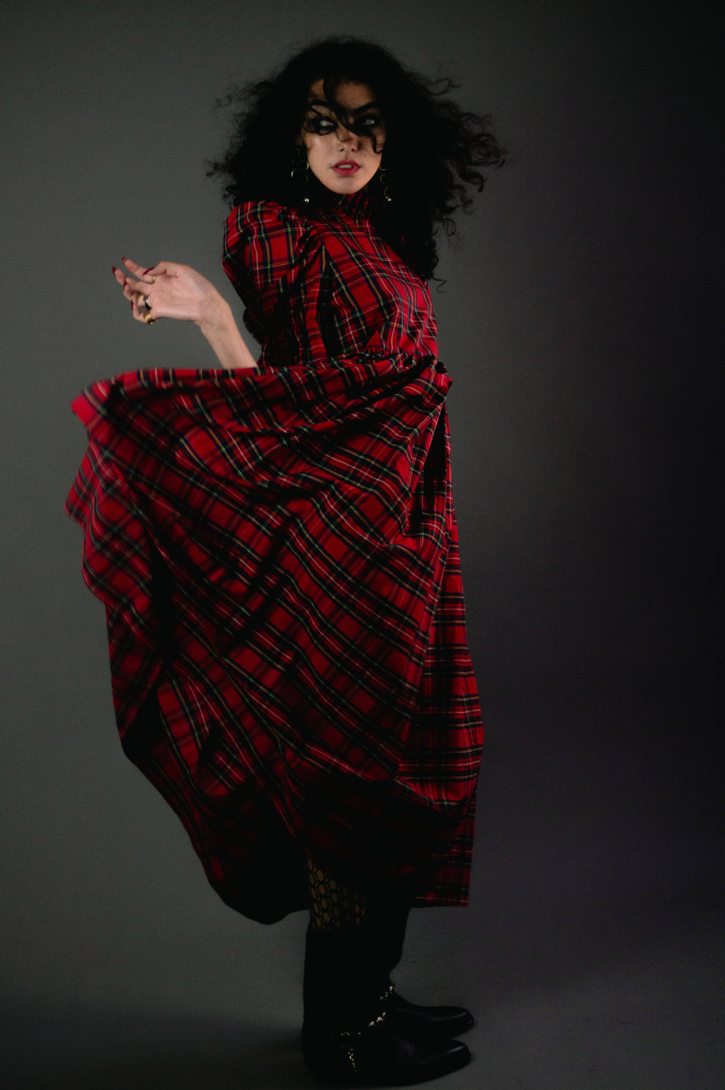 Quentin in Royal Stewart Tartan