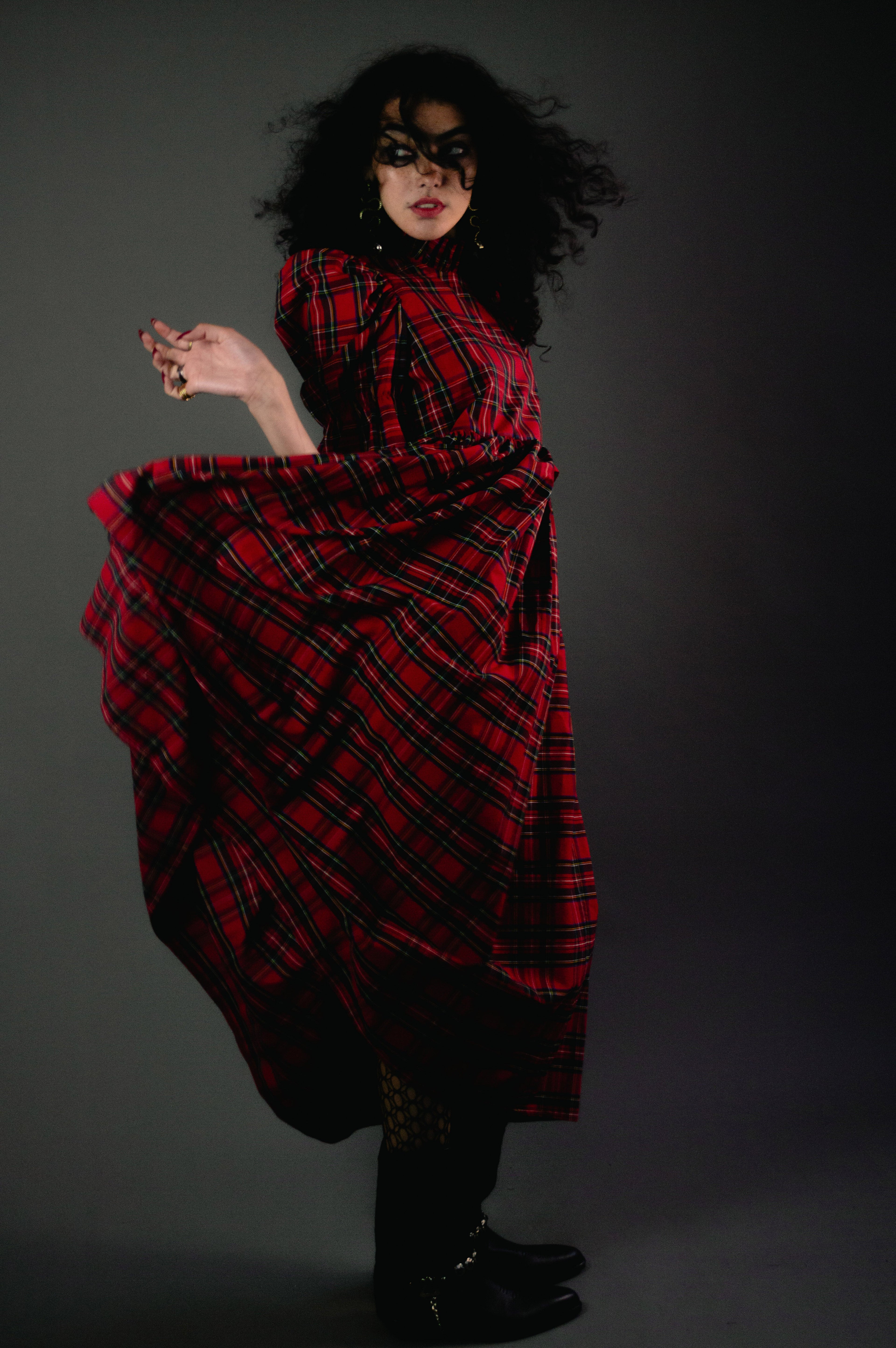 Quentin in Royal Stewart Tartan