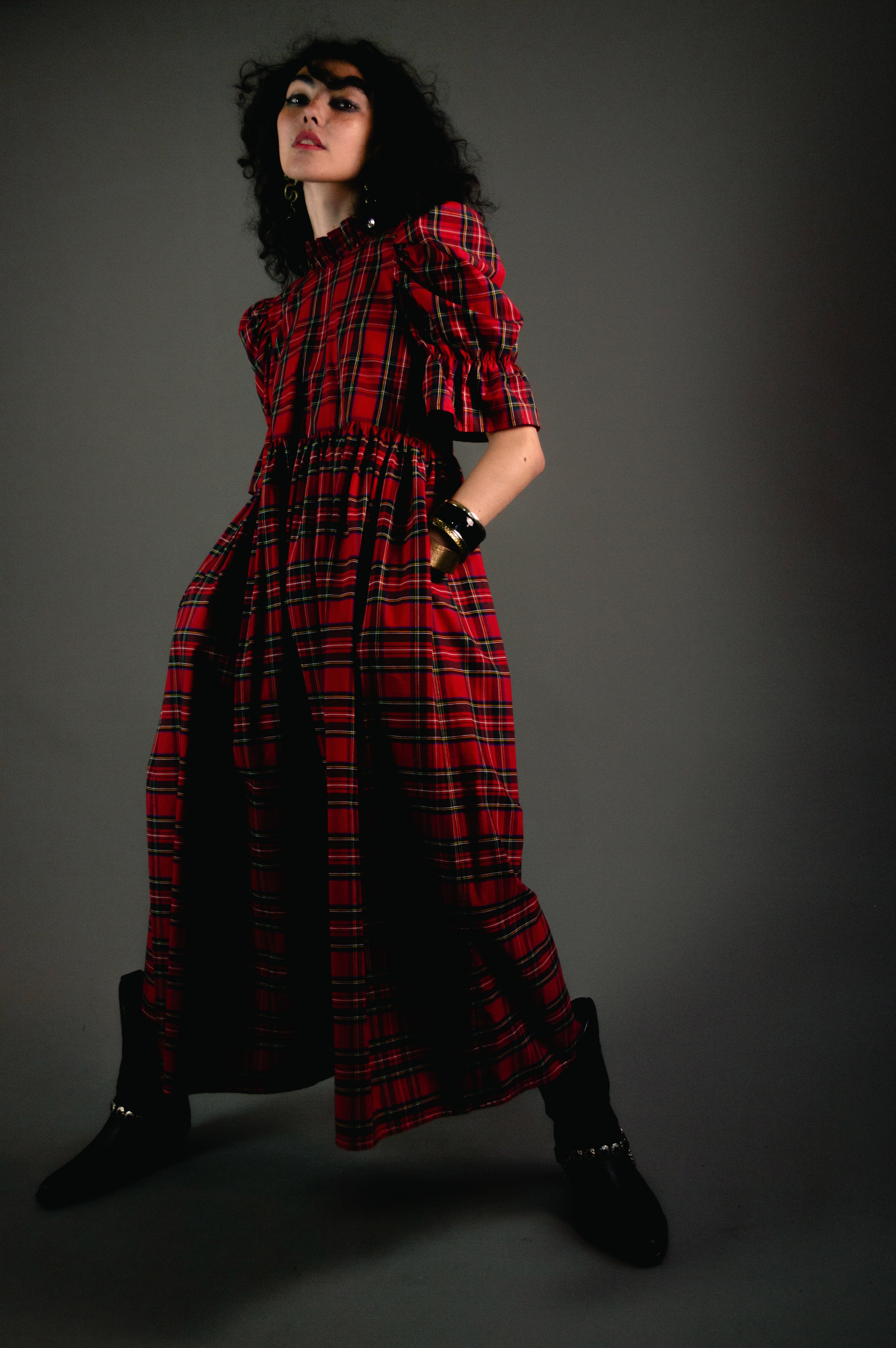 Quentin in Royal Stewart Tartan