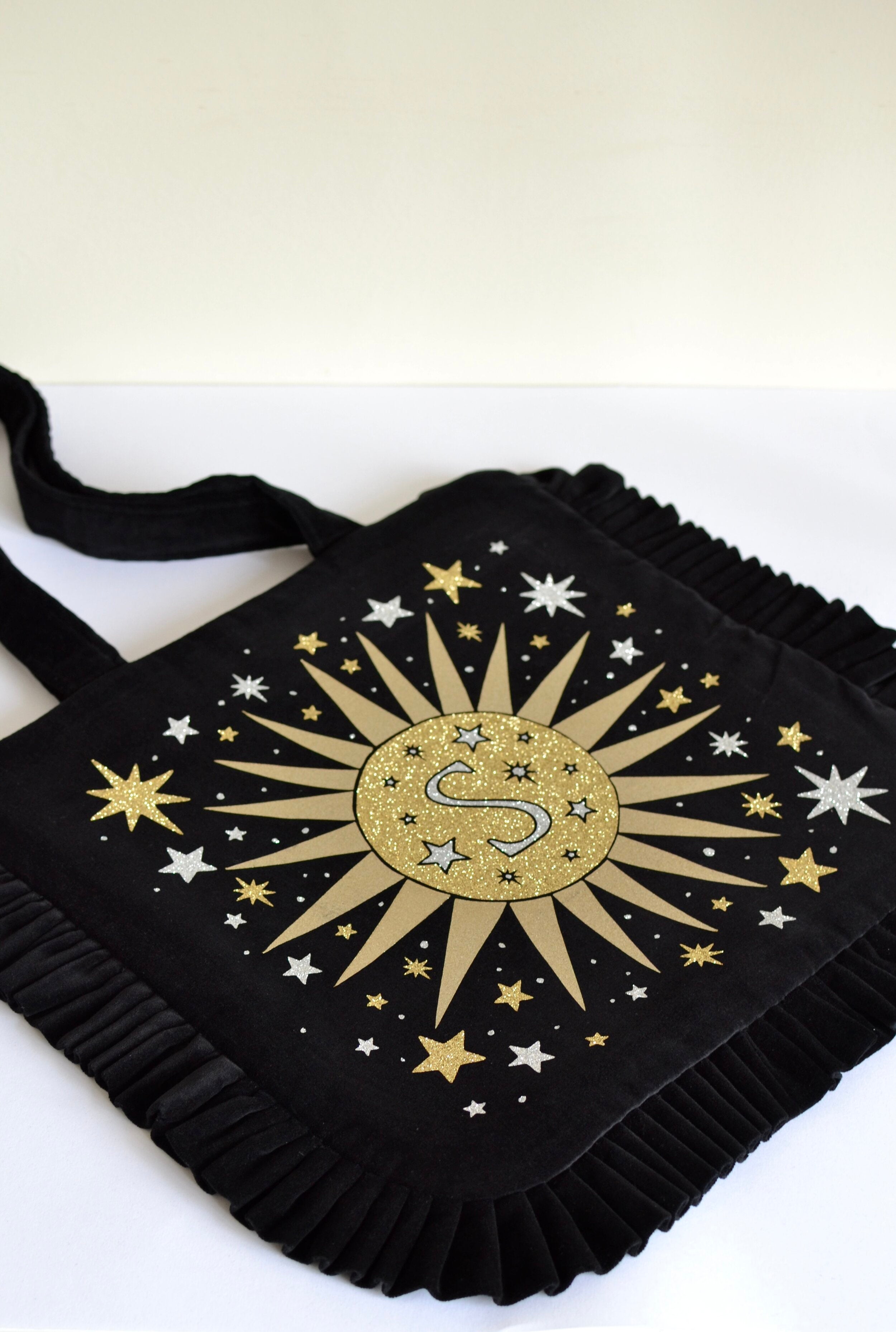 Supernova Monogram Velvet Bag