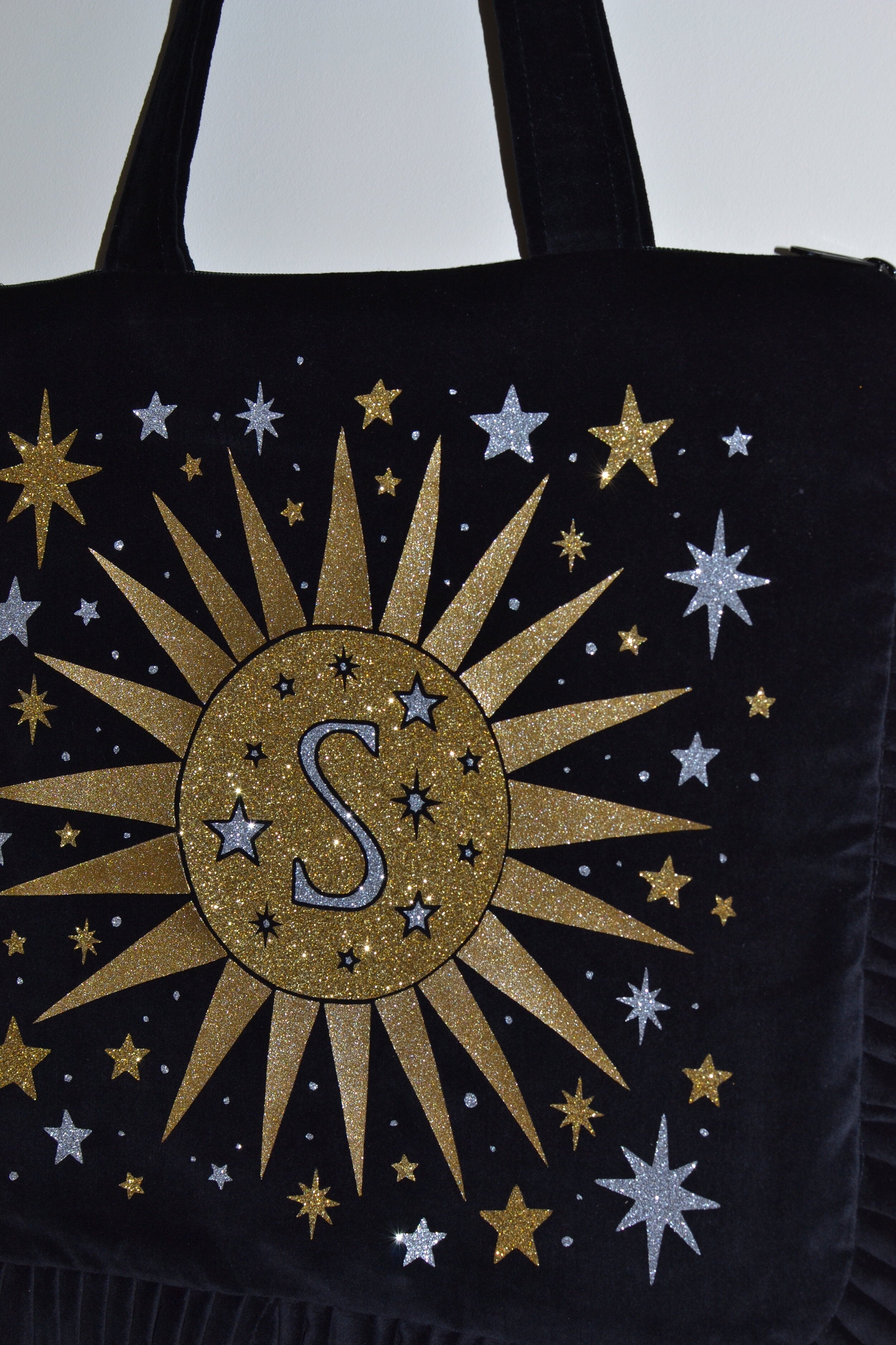 Supernova Monogram Velvet Bag