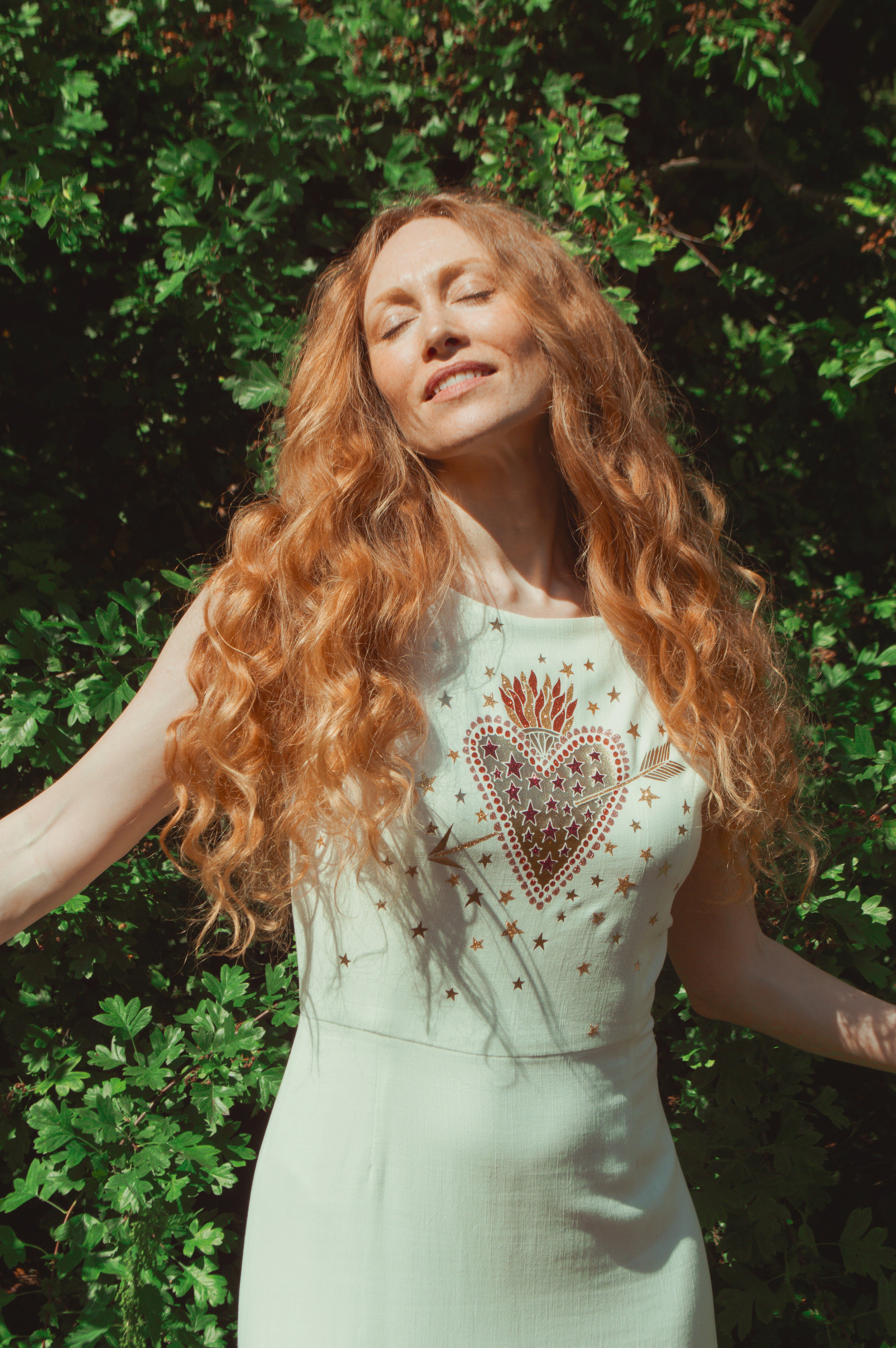 Camille ft. Flaming Heart Appliqué