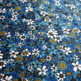 'Day Tripper' Blue 100% Cotton (per meter)