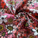 'Day Tripper' Pink 100% Cotton  (per meter)