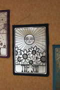 The Sun Black Velvet Wall Hanging