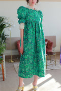 Erté (Long) in Teal Butterflies