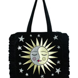 Eclipse Black Velvet Bag