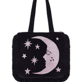 Lilac Luna Velvet Bag