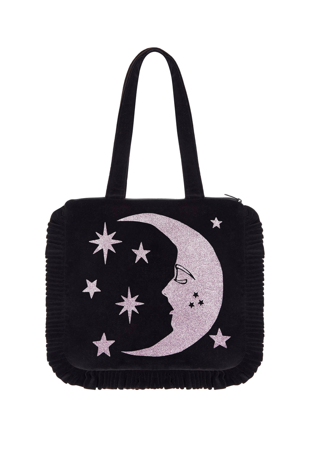 Lilac Luna Velvet Bag