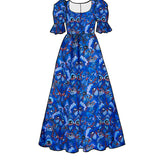 Limited Edition: Margot (long) in Blue Butterfly